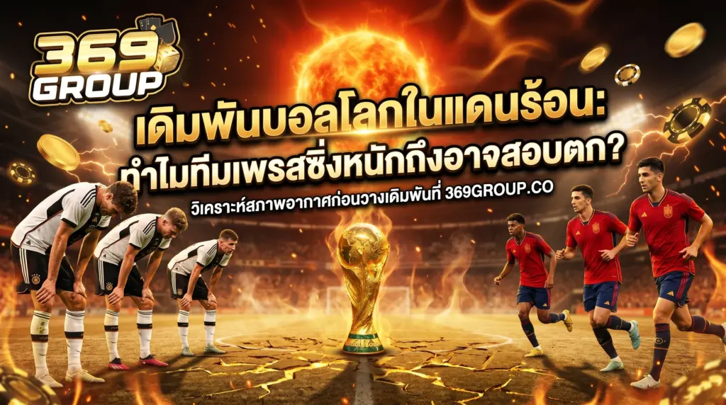 เดิมพันบอลโลกในแดนร้อน: ทำไมทีมเพรสซิ่งหนักถึงอาจสอบตก?