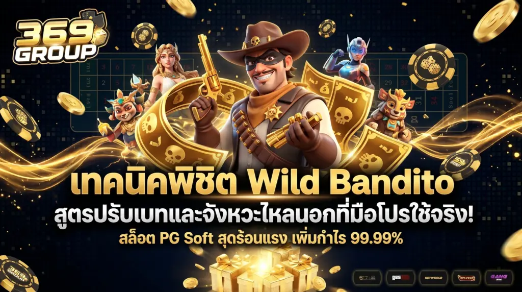 เจาะลึกสูตร Wild Bandito 2026 เทคนิคปรับเบทไหลนอกแตกหนัก