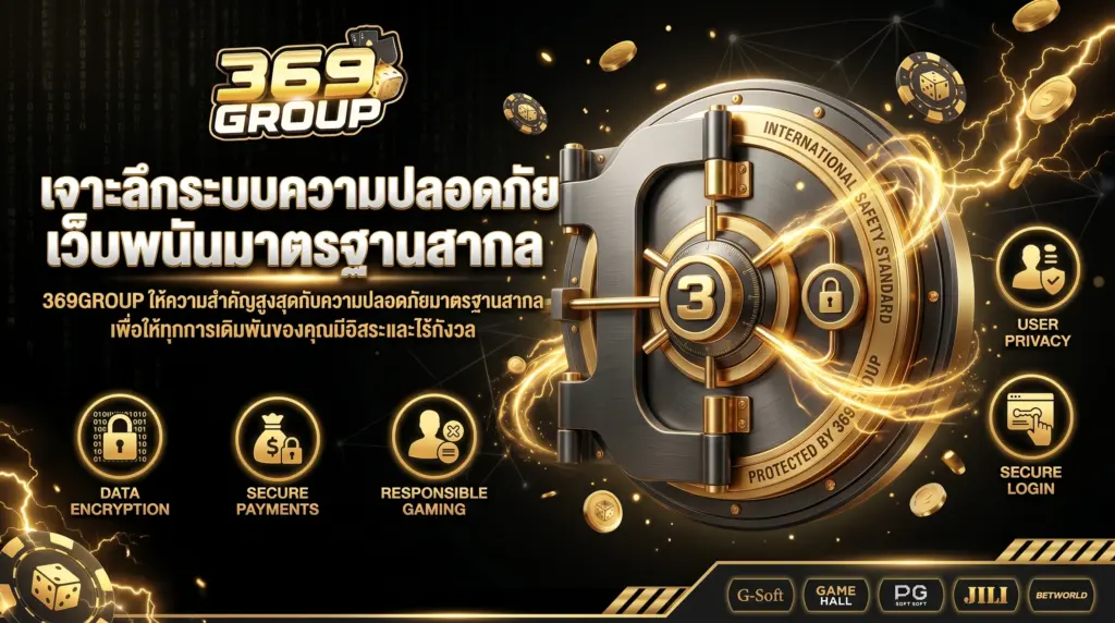เจาะลึกระบบความปลอดภัยเว็บพนันออนไลน์ มาตรฐานที่ผู้เล่นต้องรู้