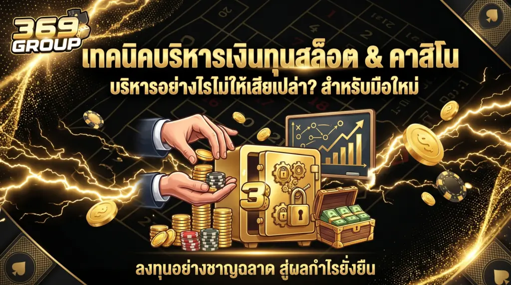 เทคนิคบริหารเงินทุนสล็อต คาสิโน สำหรับมือใหม่ เล่นยังไงให้รอด?